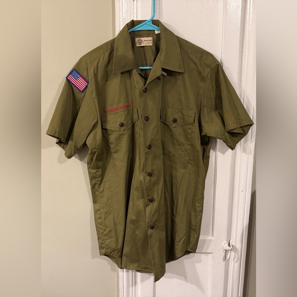 Boy Scouts of America Olive Green Official Shirt